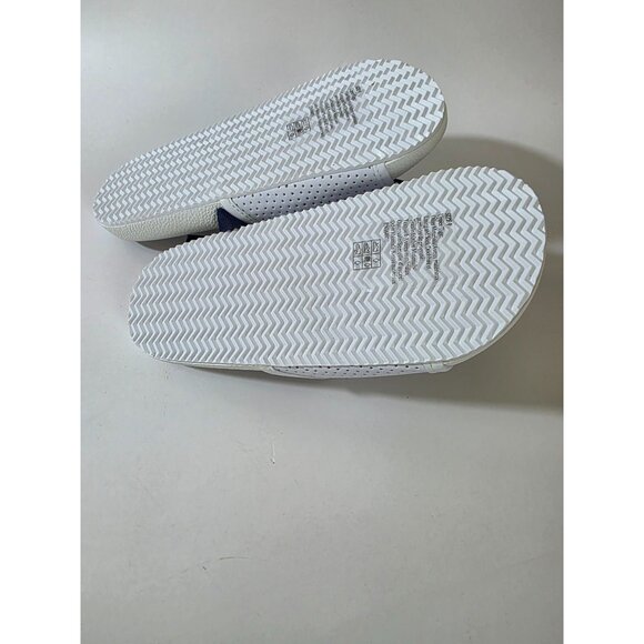 Janie & Jack White Perforated Slide Kids Sandals Size 9 - Picture 2 of 8